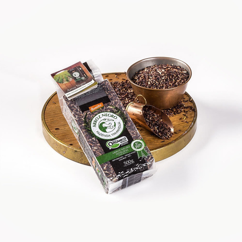 Imagem 1 de 2 de Arroz Negro Biodinâmico Orgânico 500g