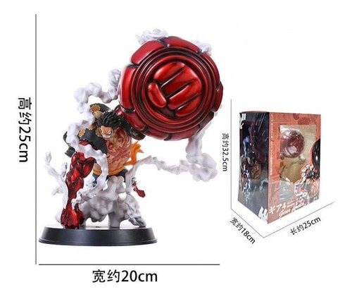 Imagen 4 de 5 de Monkey D. Luffy Gear 4 Boundman King Kong Gun One Piece 25cm