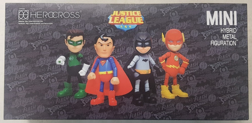 Figuras Justice League Herocross Mini Hybrid Metal Nuevas !!