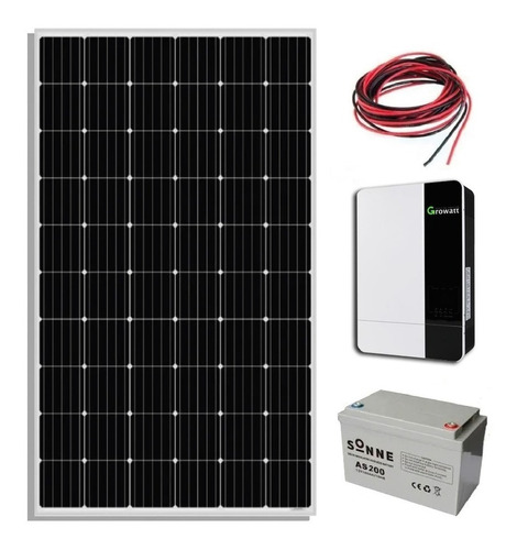 Kit Solar Fotovoltaico 5000w Paneles Inversor Growatt C/reg
