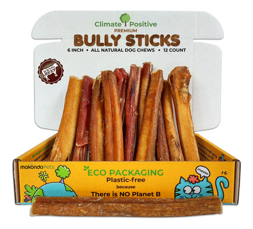 Pets Makondo Pets Sticks 100% Natural Beef Dog Chews, 6  De