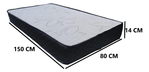 Colchon Para Cuna Corral Cama Bebe 80 X 150 X 14 Cm Nuevo Indefinido