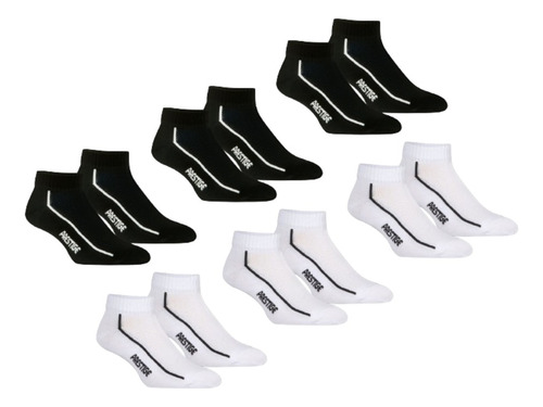 Medias De Algodon Pack X6 Unisex Cortas Deportivas 