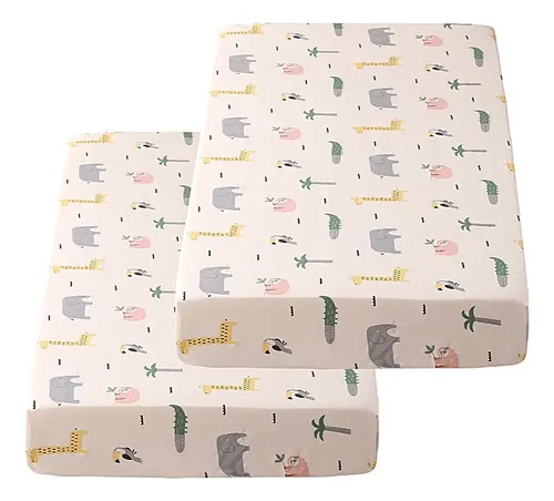 Juego de sábanas para cuna (2 piezas)