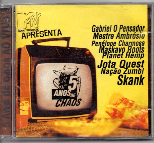 Cd 5 Anos De Chaos - Mtv Apresenta 