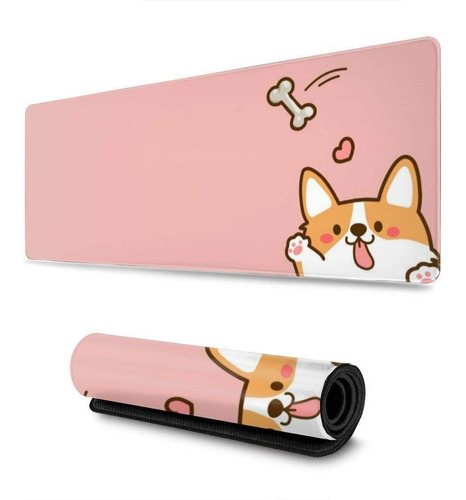 Corgi De Dibujos Animados Con Alfombrilla De Raton Extra Gr