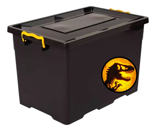 Caja Organizadora 62x40x40 Plastica Apilable Ruedas Dino