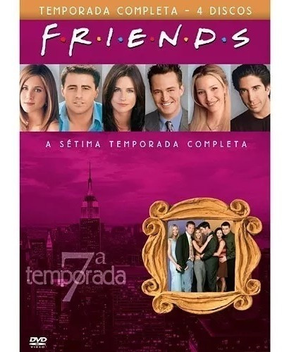 Box Friends 7ª Sétima Temporada Completa 4 Dvds - Lacrado