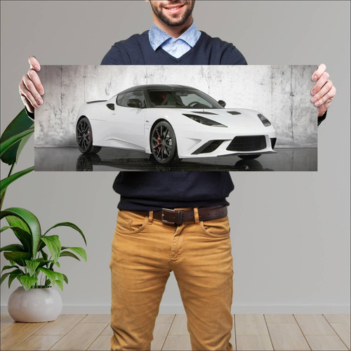 Cuadro 30x80cm Auto 2011 Lotus Evora By Mansory 113