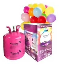 Comprar Kit Inflador De Globos Con 30 Globos Latex Tanque Helio Rosa