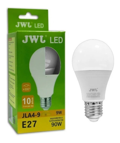 Foco Led Jwj Tipo Bombilla/bulbo Luz Fría/blanca 12w 6 Pzas