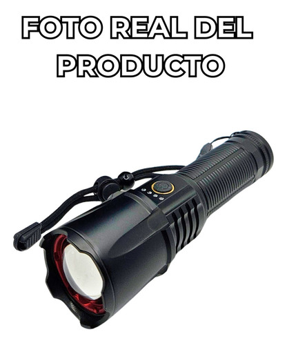 Lampara Recargable Ultra Potente 30,000 Lumenes Laser Led