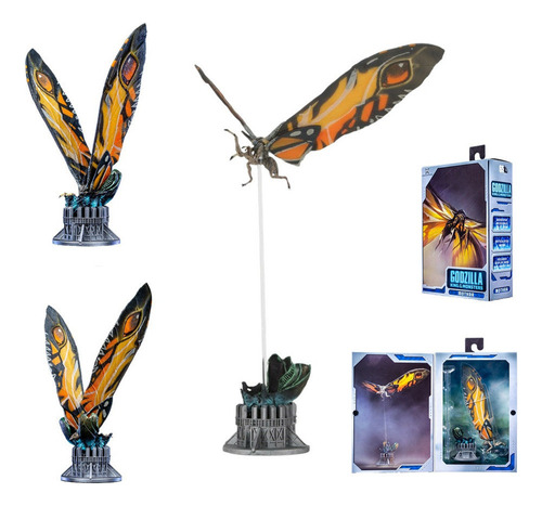 H Neca 2024 Figura De Acción Godzilla Mothra Rodan Cn