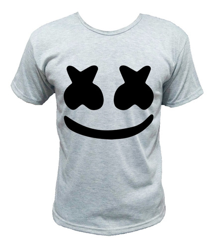 Remera Sublimada Chicos Marshmello Cara Dj