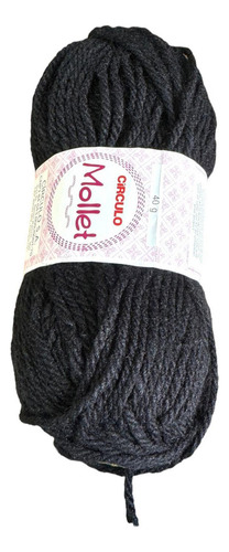 2 Lã Mollet Novelo Preto Trança E Box Braid, Twist E Tricô