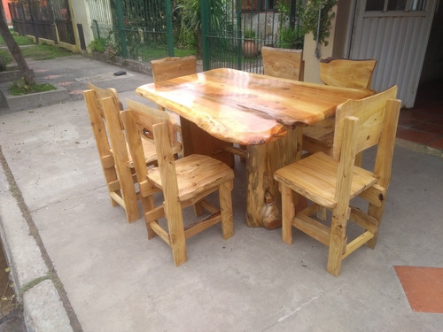 Imagen 11 de 12 de Mesas Y Mesadas De Madera Rustica En Ciprés