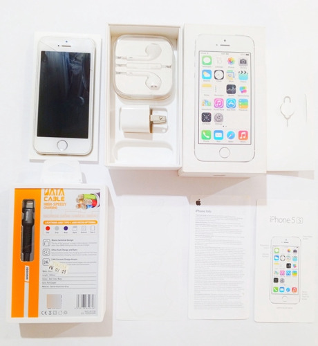 iPhone 5s 32gb Silver Oferta Apple Original + Forro Anti Glp