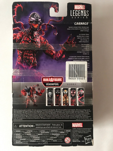 Absolute Carnage Marvel Legends Venompool Wave Hasbro Venom (Usado)