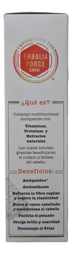 Shampoo Grisi Botika Anti Caída Crecimiento Y Control 480ml