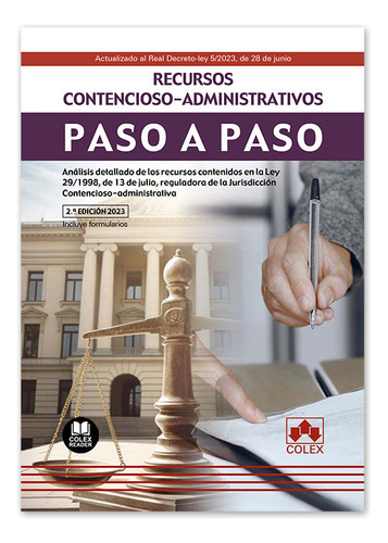 Recursos Contencioso Administrativos Paso A Paso, De Departamento De Documentacion De Iberley. Editorial Colex, Tapa Blanda En Español