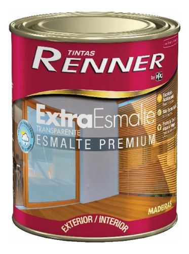 Esmalte Transparente Renner Extra Rapido Brillante - 3,2 Lts