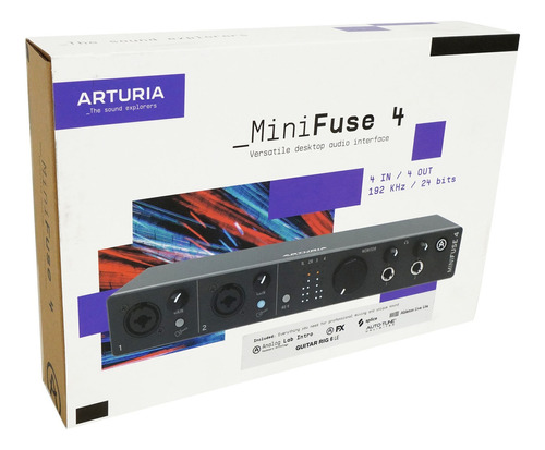 Arturia Minifuse 4 Interface De Audio Usb-c + Rocker Music
