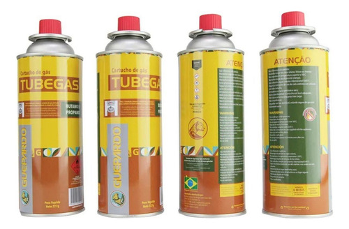 Refil Gás Para Fogareiro E Maçarico Com 4 Unidades