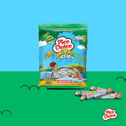 Caramelos Masticables Pico Dulce Animals Cremy Sin Tacc