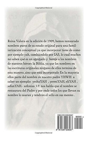 Reina Valera : Nombres Restaurados, De Y B P P. Editorial Createspace Independent Publishing Platform, Tapa Blanda En Español