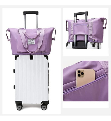 Bolsa De Viagem Dobrável De Grande Capacidade, Impermeável