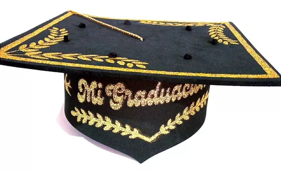 Birrete Graduación y Cinturón de Graduación Unisexo Tamaño Ajustable Juego de Gorra de Graduación Qanye Sombrero Graduación para la Ceremonia de Graduación de la Licenciatura 