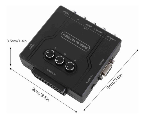 Componente Conversor Rgbs Vga Scart A Ypbpr Para N64 Para