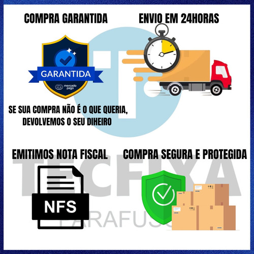 Parafuso Flangeado Chip 4,0 X 22 100 Peças