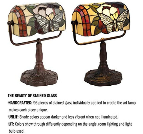 Lujosa Casa Estilo Tiffany Banqueros Lámpara-vitral Diseño D