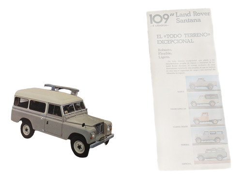 Land Rover Santana 109 Catalogo Original De Venta (Usado)