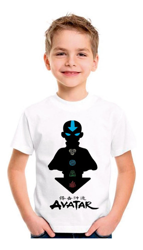 Playera Avatar Para Niños Avatar Leyenda Aang Talla Niños