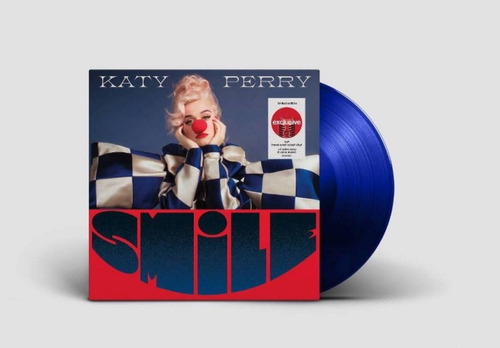 Katy Perry Smile Lp Vinilo De Color Azul Import.new En Stock