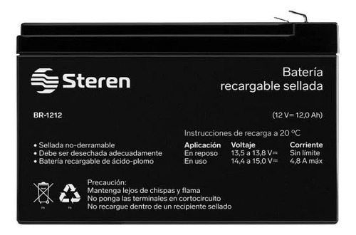 Br-1212 Batería Recargable Nobreak 12v12a P/carros Montables
