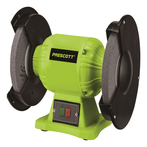 Amoladora De Banco 8 PuLG Prescott 500w 3000 Rpm Color Verde Frecuencia 50 Hz