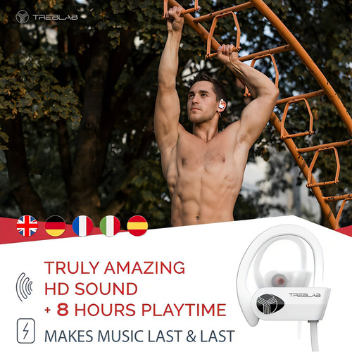 Auriculares Earbuds Inalam. Treblab White Ipx7 Bd982