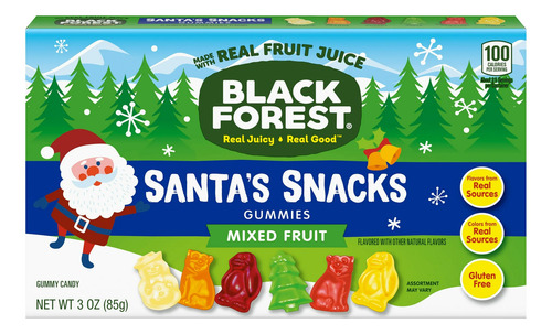 Caja De Gomitas Black Forest Edicion Navidad 85g American