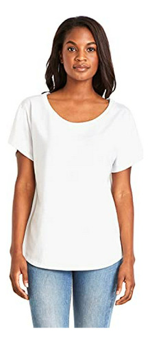 Next Level Mujeres Ideal Dolman (1560) Blanco M