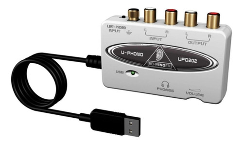 Interface De Audio Usb Behringer Ufo202 Vinilos Y Cintas
