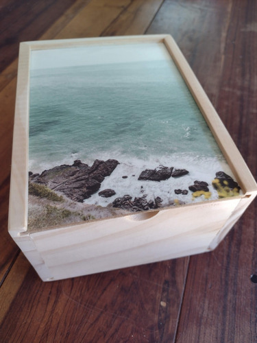 Imagen 4 de 6 de Cajón Caja De Madera Con Tapa Corrediza A Medida