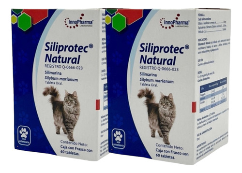 Siliprotec Natural Silimarina 60 Tabs - Innopharma 2 Pzas