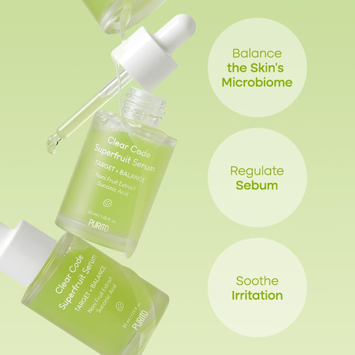 Purito Clear Code Superfruit Suero 30 Ml/1.01 Fl.oz., Soluci