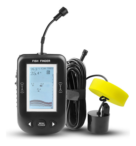 // Buscador De Peces Portátil Con Sonar Cableado Para