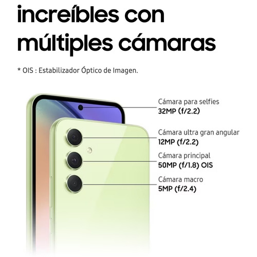 Samsung Galaxy A54 5G 256 GB Awesome graphite 8 GB RAM - Excelente (Reacondicionado)