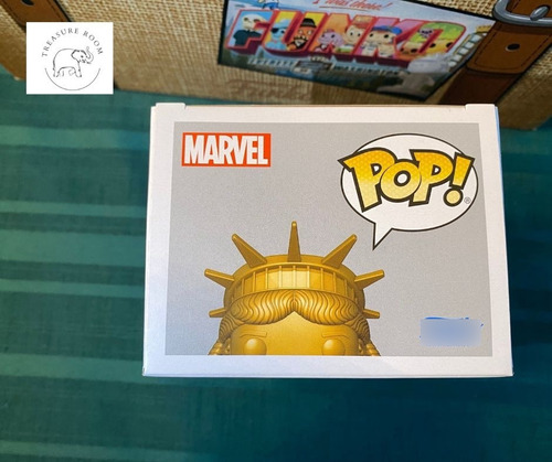 Funko Spider-man #1123 Statue Of Liberty Ny Comic Con Limite