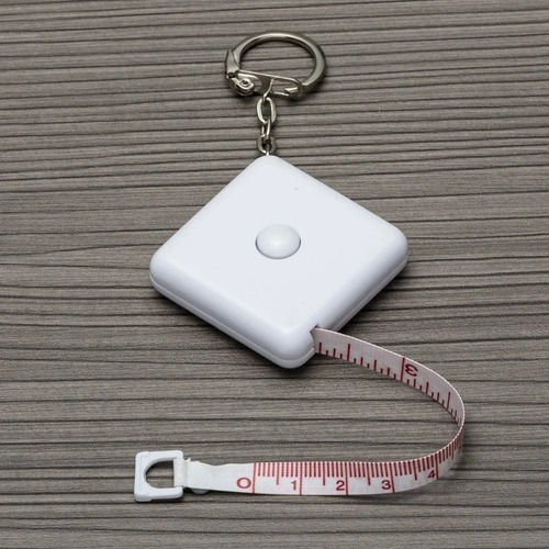 Imagem 3 de 3 de 10 Unidades - Mini Fita Métrica Chaveiro 1 Mt